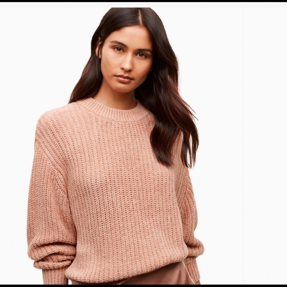 Aritzia Essential Chenille Sweater